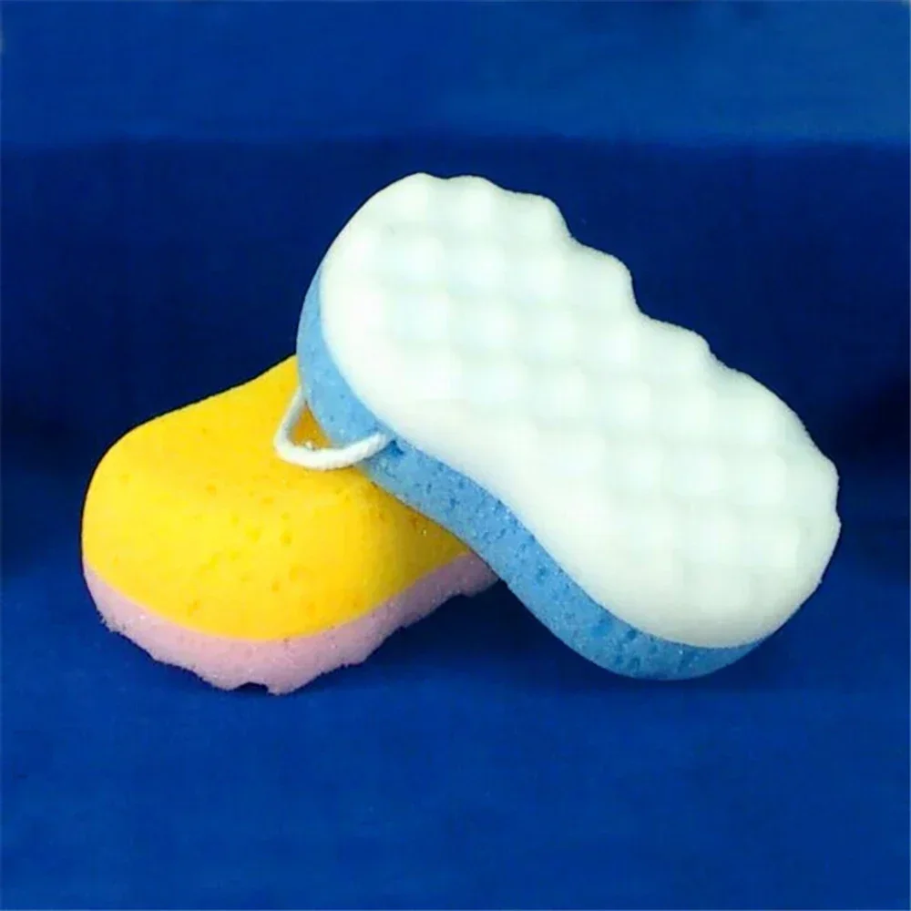 Wisp Massage Brush Body, Soft Bath Sponge Body Scrub Bast Skin Scrubber, Relax Exfoliating Shower Washcloth