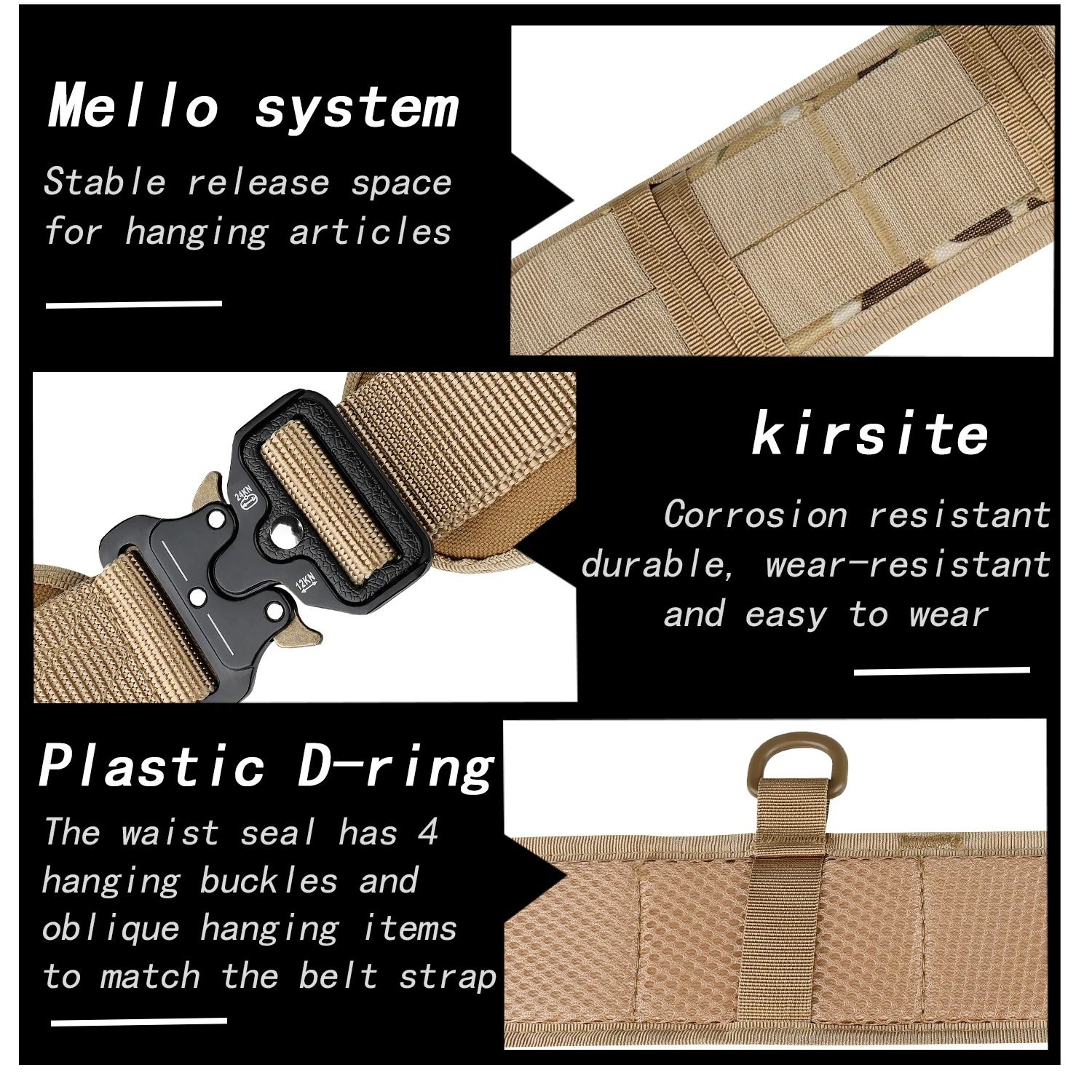 Padded Tactical Combat Belt