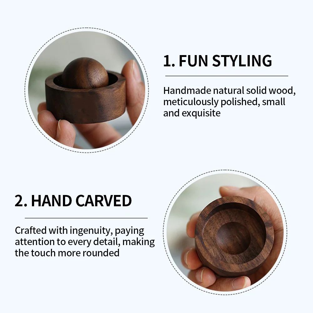Natural Solid Wood Aromatherapy Diffuser Sphere
