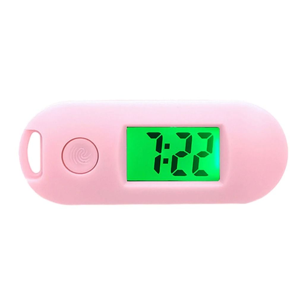 Mini Keychain Luminous Digital Pocket Watch