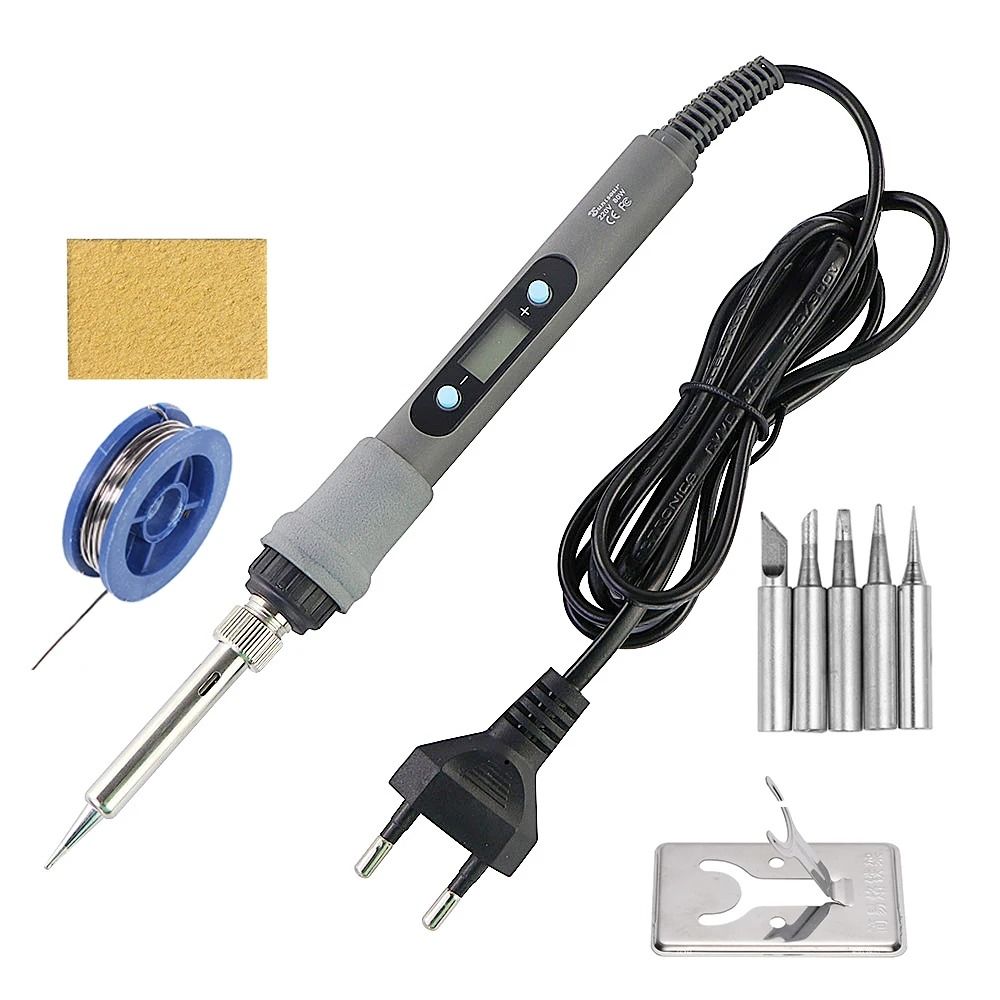 Adjustable Temperature Electric Soldering Iron 60W 80W 110V 220V Heat Pencil Tool