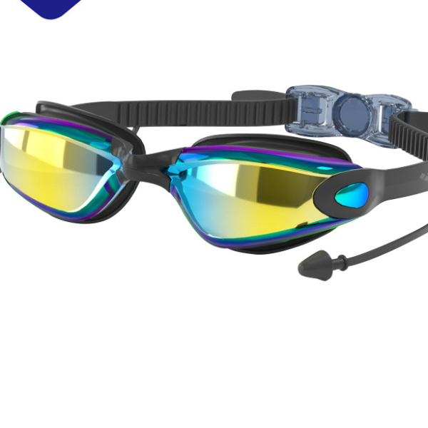 Clear Seal Anti Fog Swim Goggles for Adults with Earplugs UV Protection Leakproof Comfort Fit