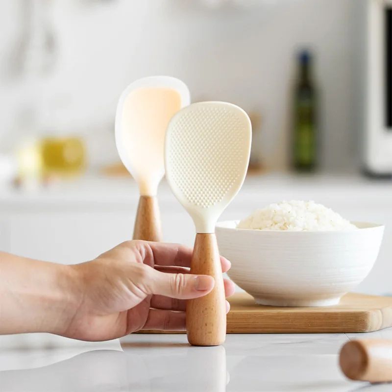 Heat Resistant Silicone Cooking Spoon
