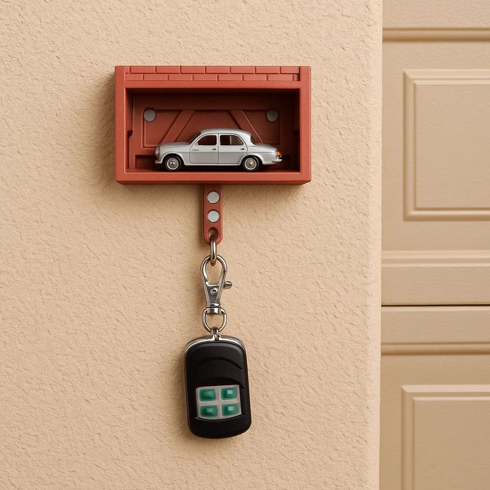 Creative Car Garage Key Holder Wall Mount Rack
