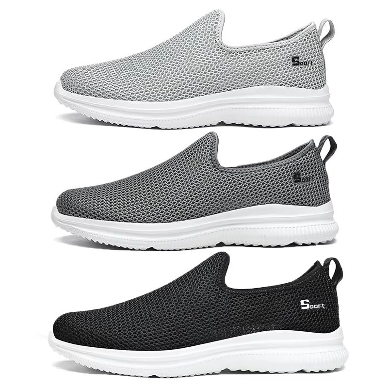 Mens Lightweight Breathable Loafers Summer Walking Sneakers for Comfort and Style