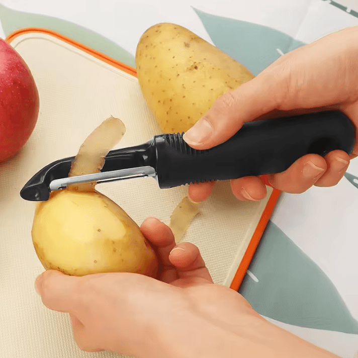 Professional Stainless Steel Swivel Vegetable Peeler – Ultra Sharp Potato & Fruit Peeler Tool