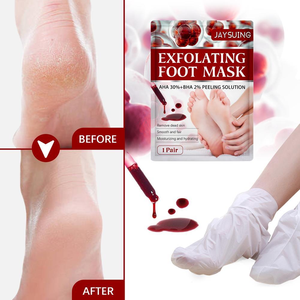 Moisturizing Foot Exfoliating Mask, Exfoliating Foot Care Tool, Dead Skin Remover, Smooth Soft Feet