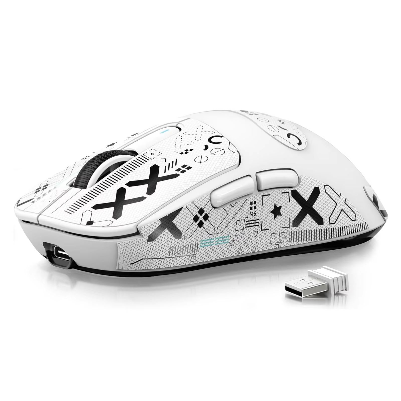 ATTACK SHARK X3 Tri-Mode Wireless Gaming Mouse, 26K DPI PAW3395, 1.73oz Lightweight, 200h Battery