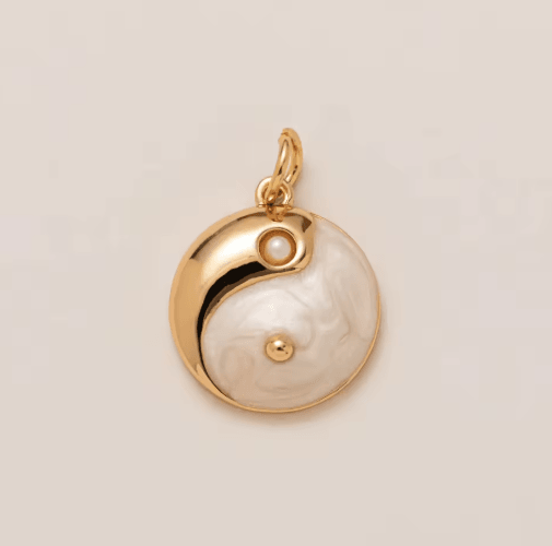 Mini Gold Plated Charm Set – Love, Yin-Yang, Airplane & Horseshoe DIY Pendants