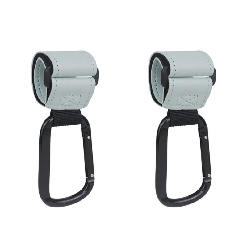 Stroller Hook with PU Leather Strap