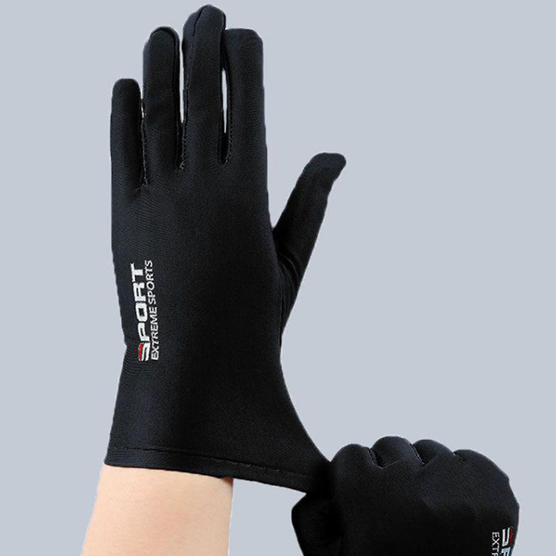 Breathable Sun Protection Gloves for Men and Women – Ice Silk Full Finger Gloves for Driving, Fishing, Cycling