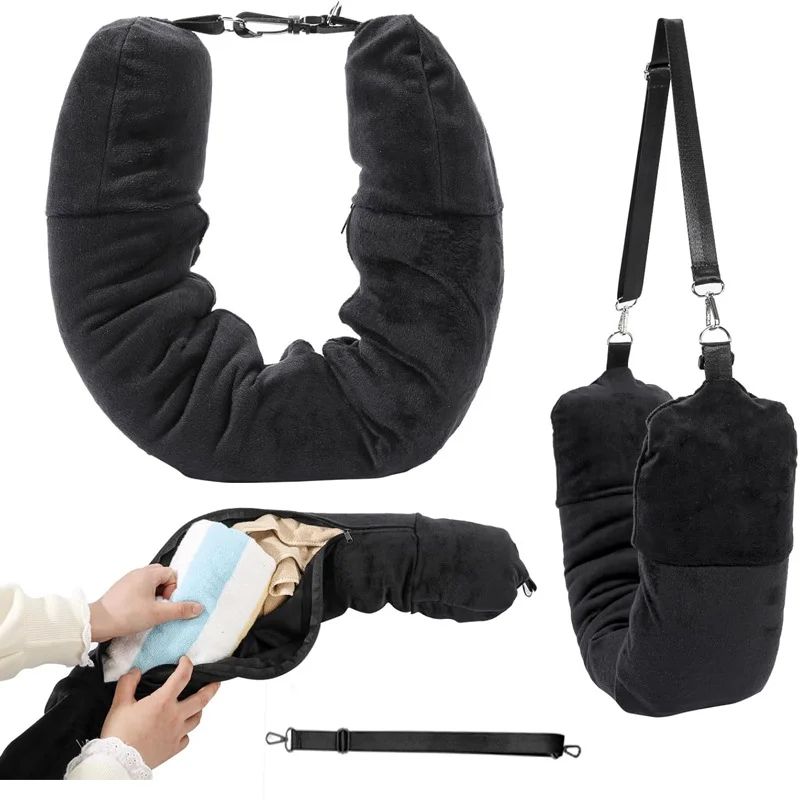 Convertible U Shaped Travel Neck Pillow