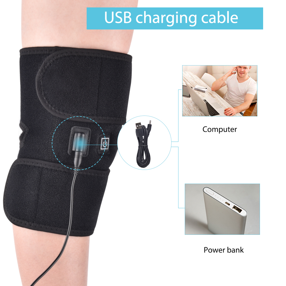 USB Charging Arthritis Knee Brace Infrared Heating for Joint Pain Relief