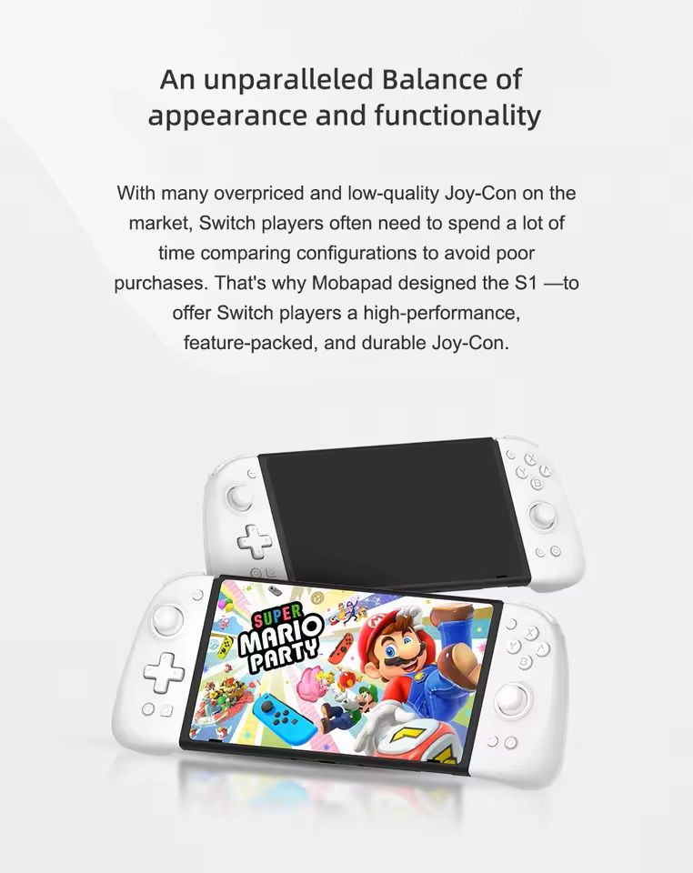 Wireless Game Controller for Nintendo Switch with Hall Joystick