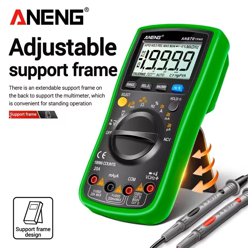Digital Smart Multimeter with Auto Ranging and NCV Detection