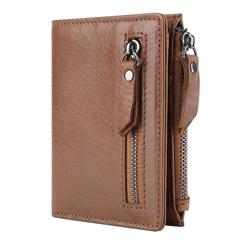 Vintage Genuine Cow Leather RFID Men's Wallet