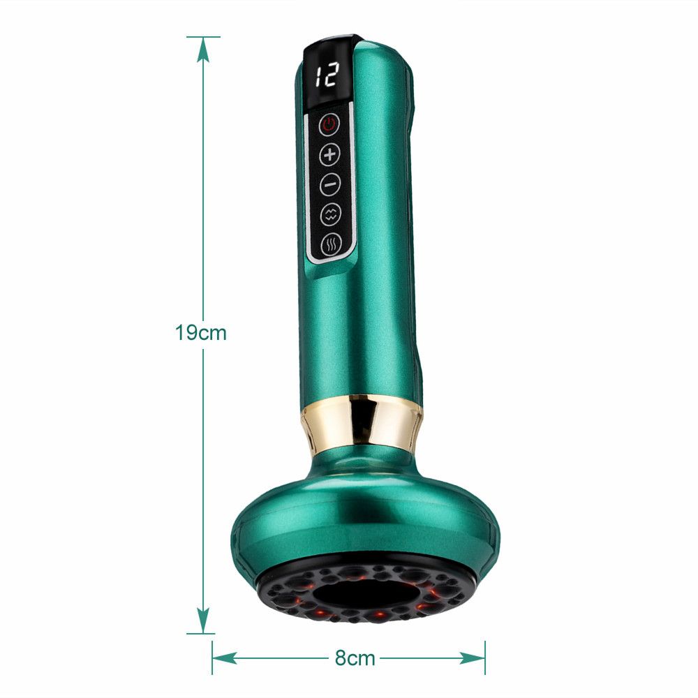 Electric Cupping Massager with Infrared Heat and Gua Sha Therapy
