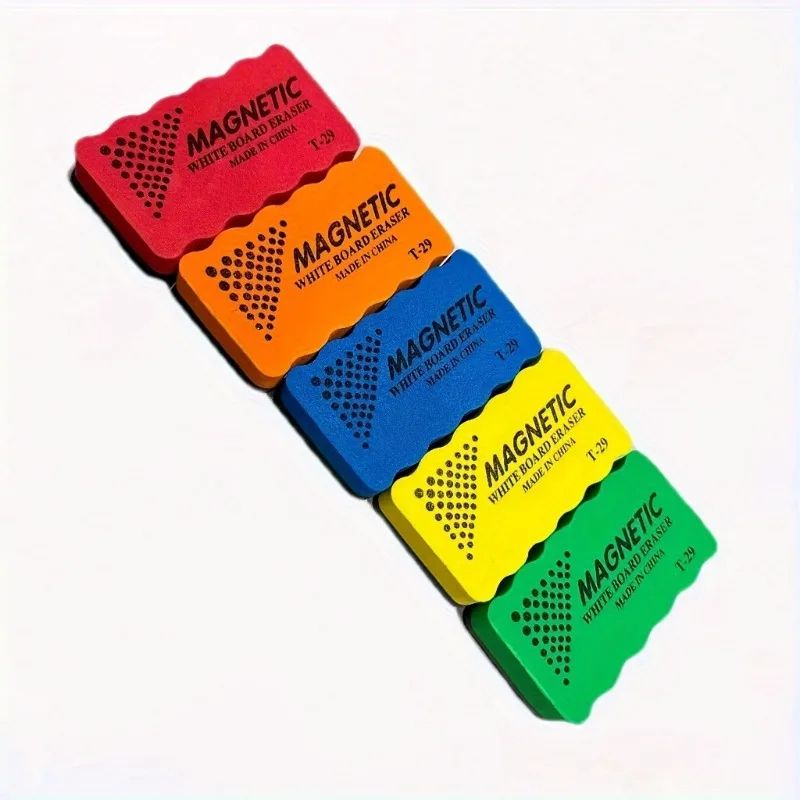 Magnetic Whiteboard Erasers Set of 5