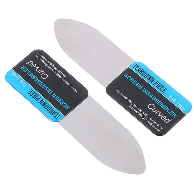 Ultra-Thin Steel Mobile Phone Screen Pry Tool Flexible LCD Disassemble Spudger Card for Easy Repairs