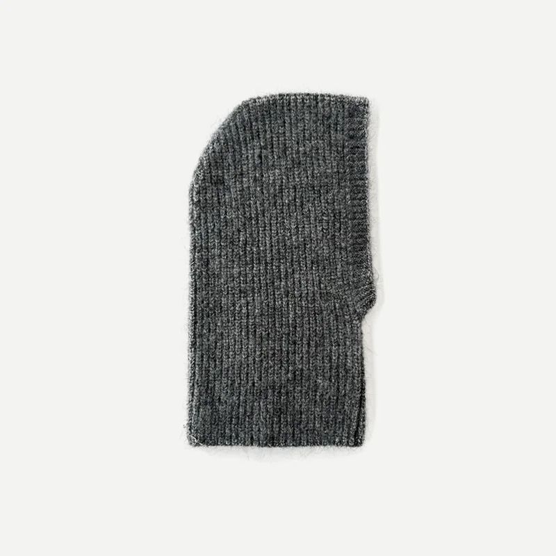 Cashmere and Alpaca-Touch Thermal Balaclava Hood