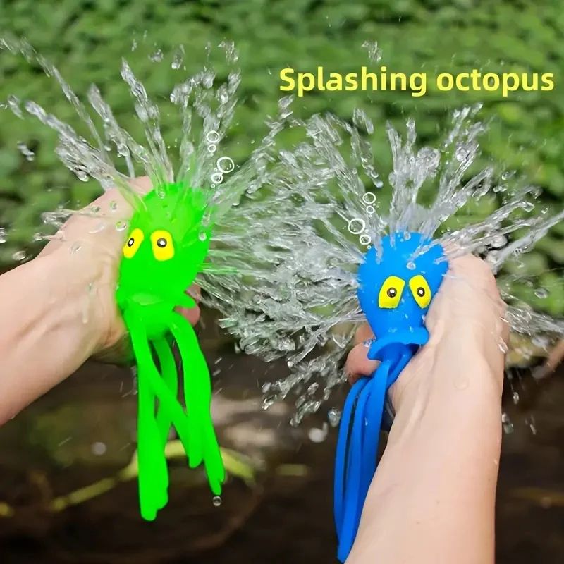 Playful Octopus Squirting Water Toy Set