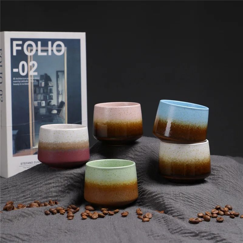 Gradient Ceramic Coffee and Tea Cup