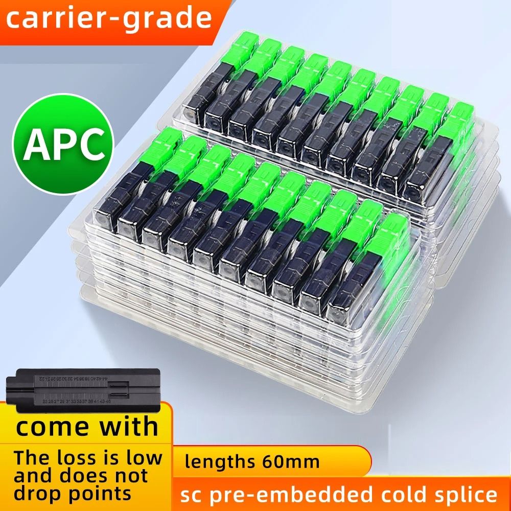 SIGS Professional Fiber Optic Quick Connectors – SC-APC FTTH Cold Splicer