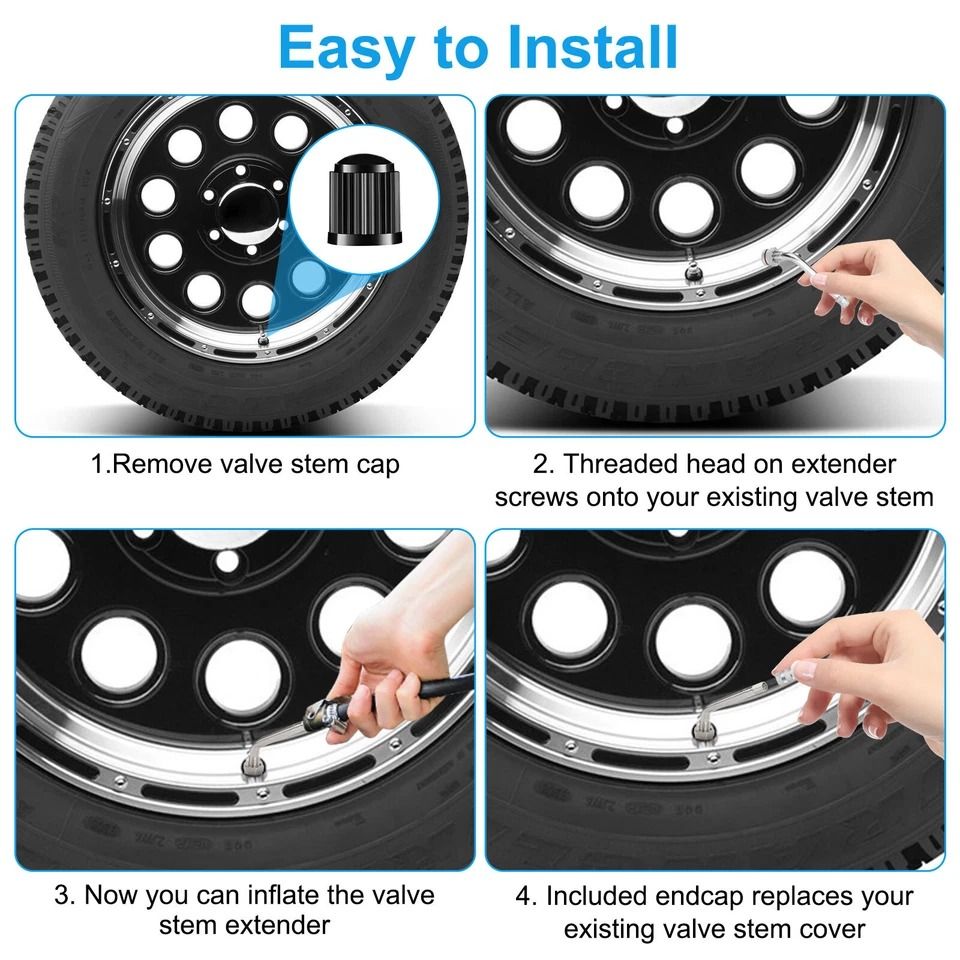 Alcoa Valve Stem Extension, Aluminum Wheel , Fits Aluminum Wheels