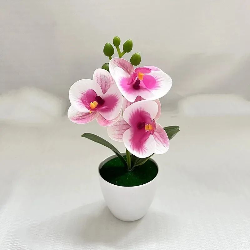 Artificial Bonsai Plant Potted Mini Desk Plant Decor for Home and Office