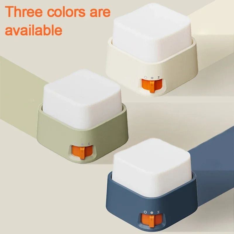 Rechargeable LED Bedside Square Night Light