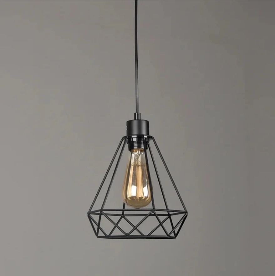 Nordic Iron Pendant Light for Restaurant Bar and Attic Decor
