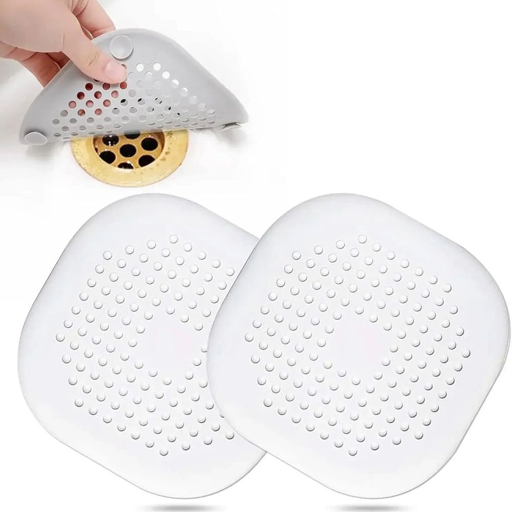 Shower Drain Hair Catcher Sink Strainer Filter Bathtub Drain Stopper Set of 4