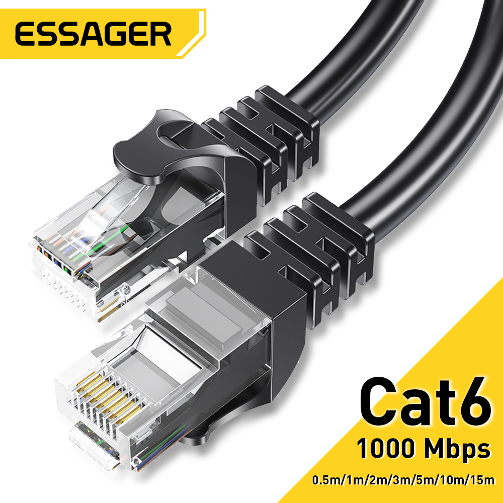 Ethernet Cable UTP LAN Network Cable High-Speed Patch Cord for Laptop, Router, and Gaming Devices