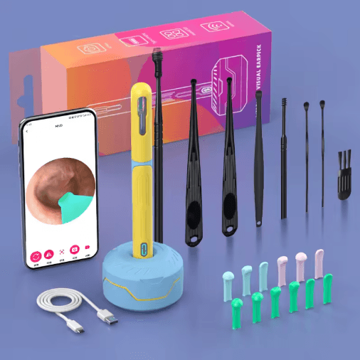 NK3 Pro Ear Cleaner with Camera – HD Visual Otoscope Ear Cleaning Set