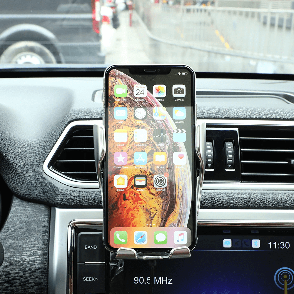Automatic Clamping Wireless Car Charger Mount
