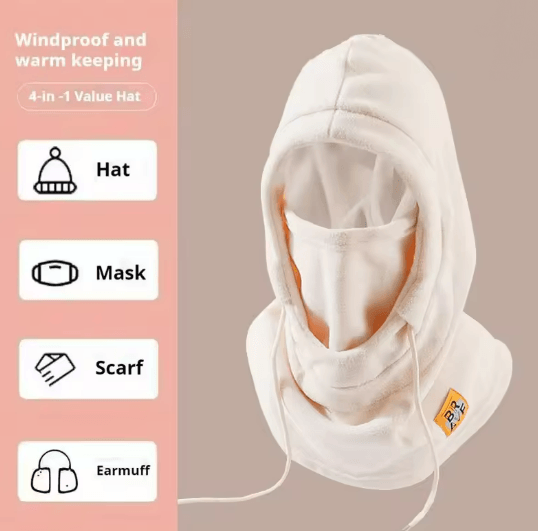Winter 3 in 1 Balaclava Hat with Mask and Neck Warmer