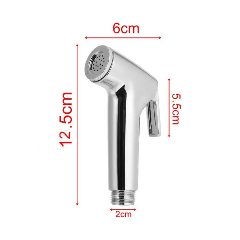 Handheld Toilet Bidet Sprayer With Flexible Spring Hose Bathroom Accessory