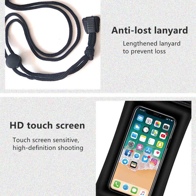 Universal Mobile Phone Cover Waterproof Case PVC Swimming Protective Bag