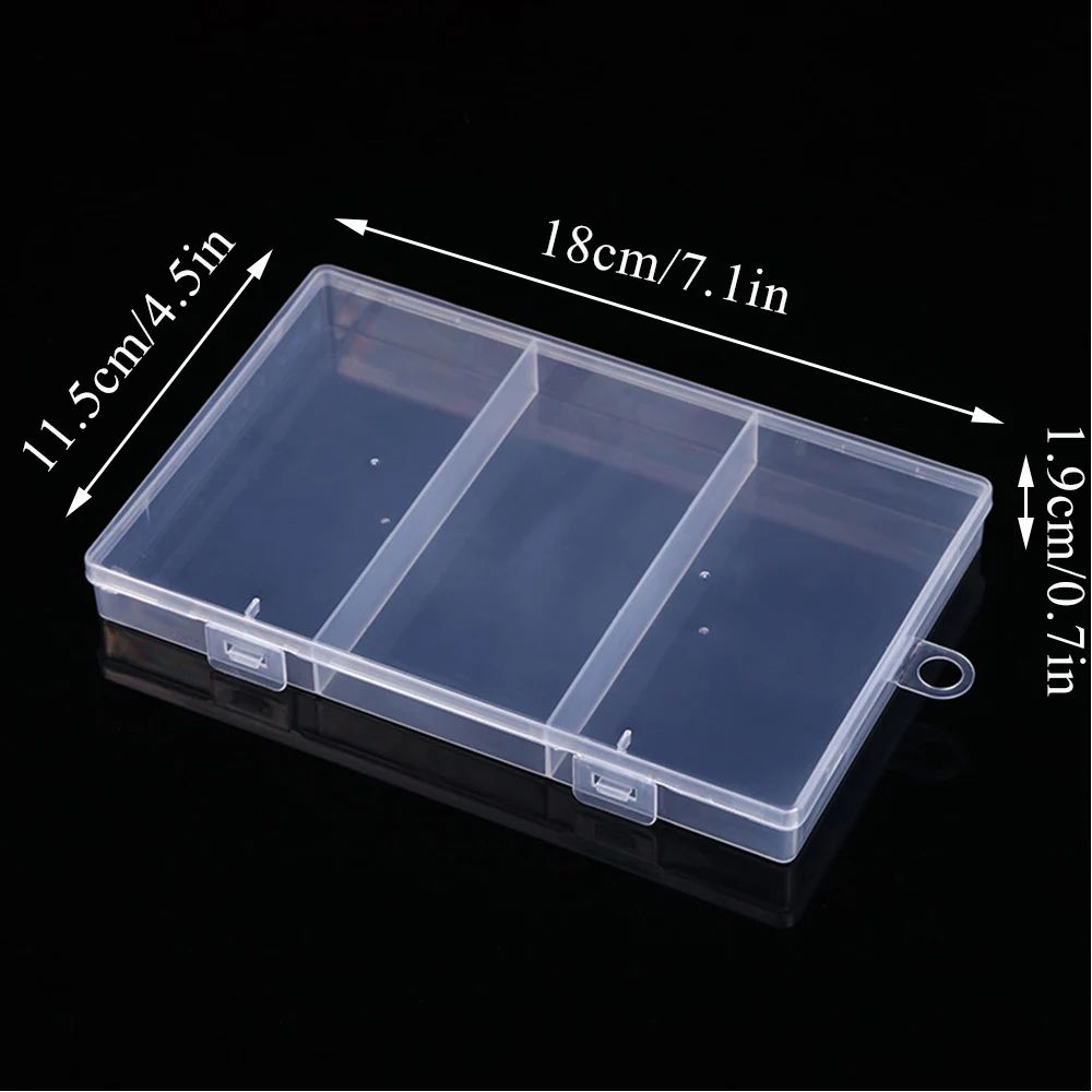 Transparent Plastic Jewelry And Craft Storage Box