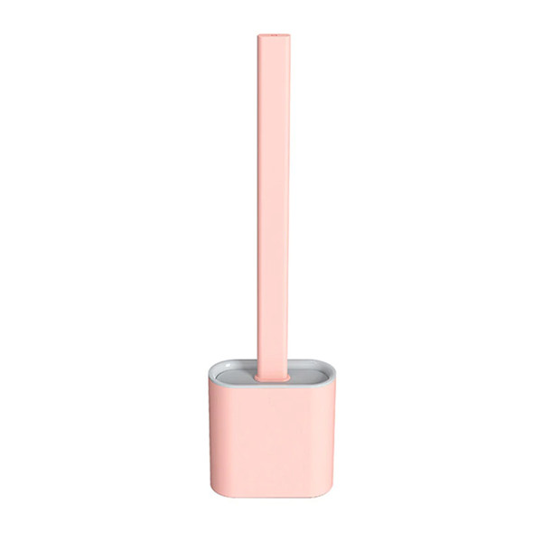 Next-Gen Clean - Revolutionary Flexible Silicone Toilet Brush with Holder, Wall-Mounted Design, Water-Repellant