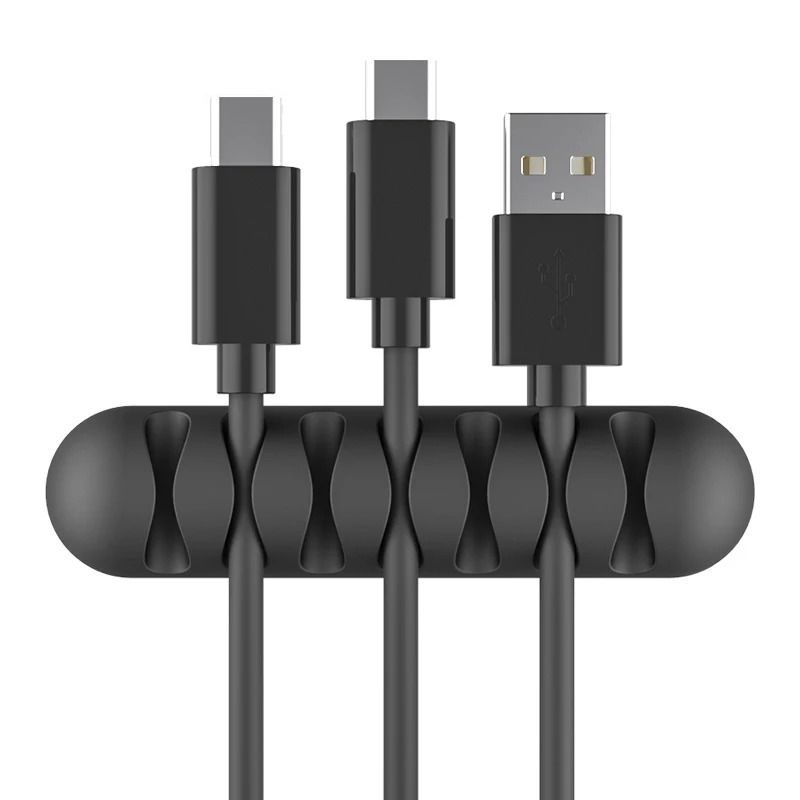 Smart Silicone Cable Holder – High-Performance Flexible Cord Management & Network Wire Organizer