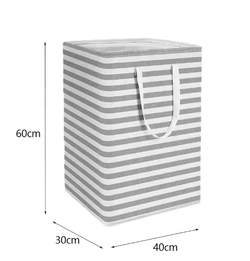 75L Large Laundry Basket Durable Clothes Hamper with Handles for Home Dorm and Hotel Use