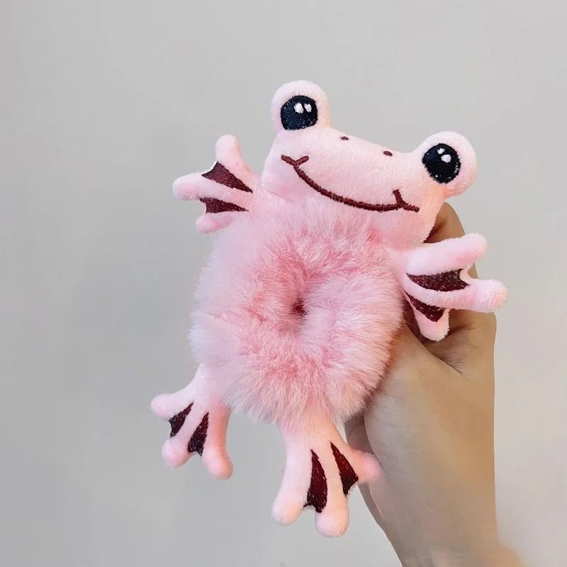 Funny Frog Plush Elastic Hair Scrunchie