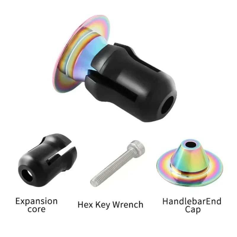 Expanding Aluminum Alloy Bicycle Bar End Plugs (2PCS)