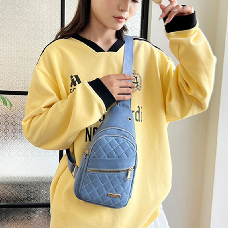 Waterproof Anti Theft Sling Bag for Women Compact Travel Chest Backpack