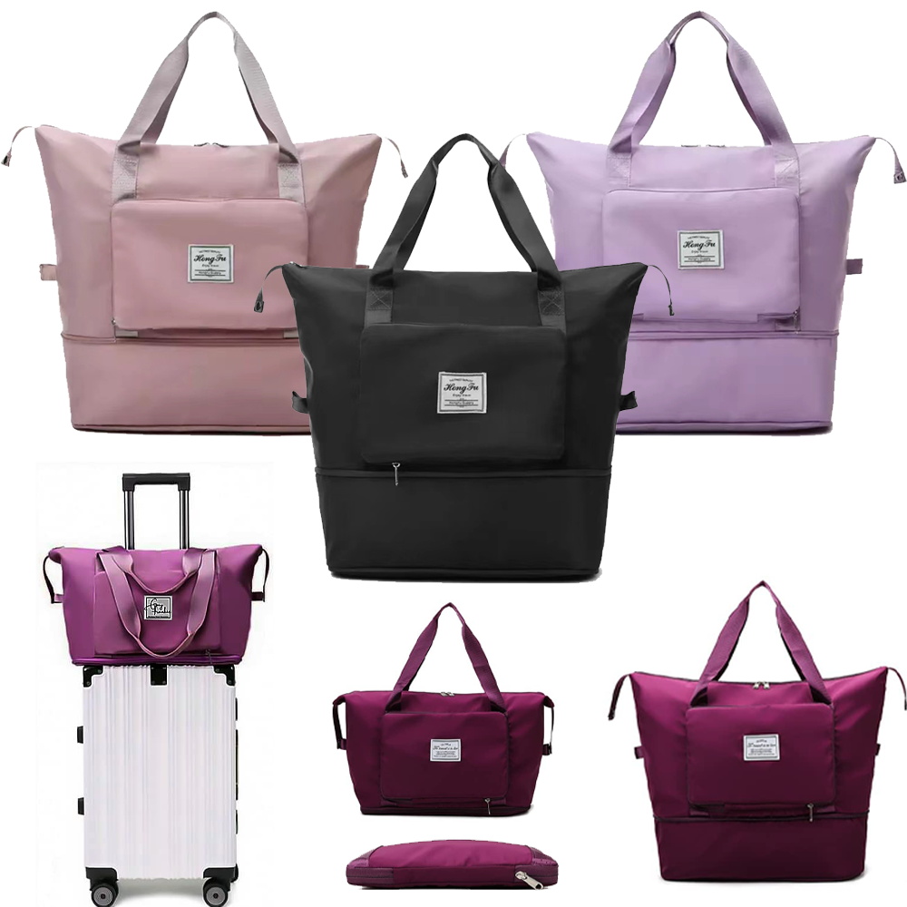 Foldable Large Capacity Travel Bag Lightweight Waterproof Carry On Duffel Tote