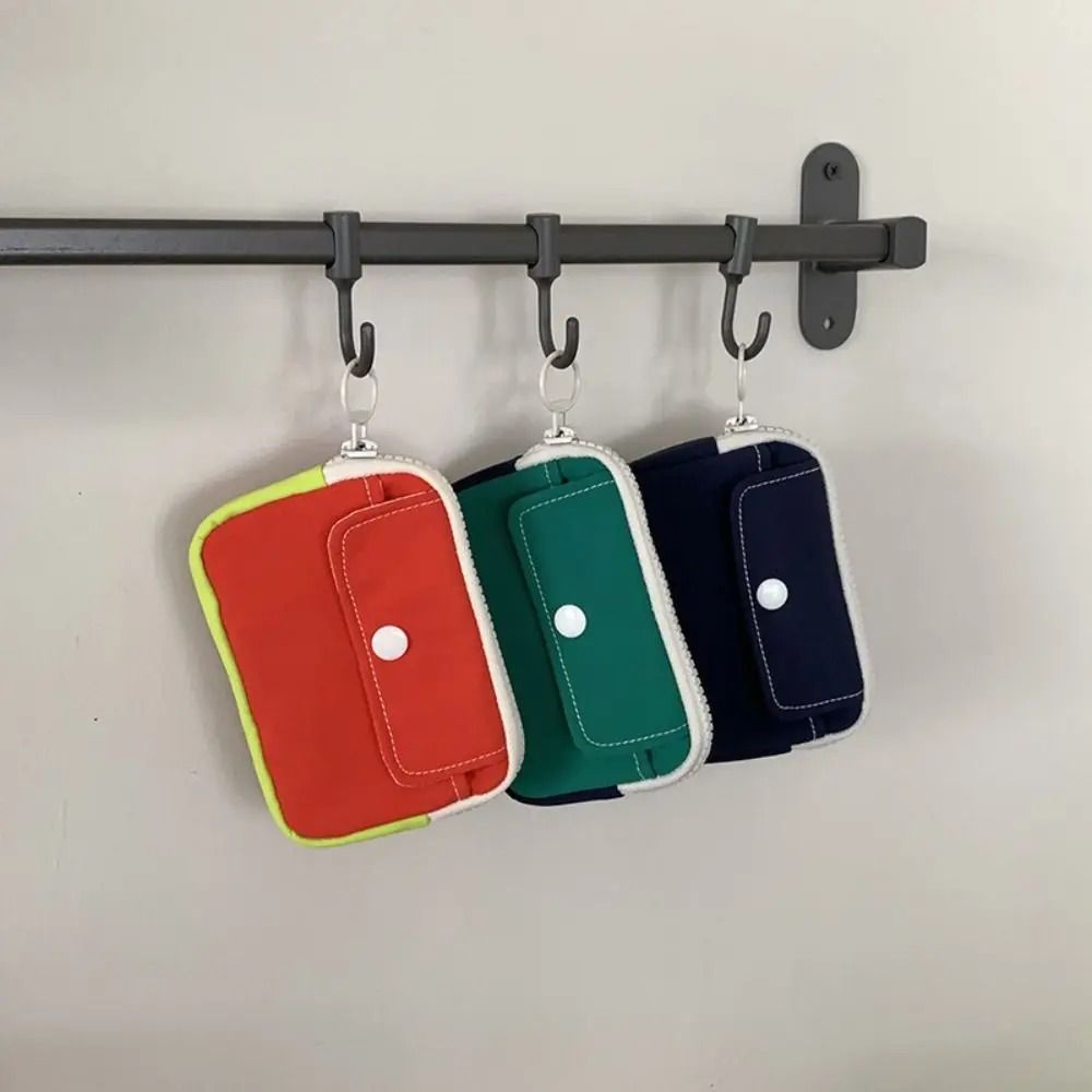Lightweight Canvas Mini Cash and Key Pouch