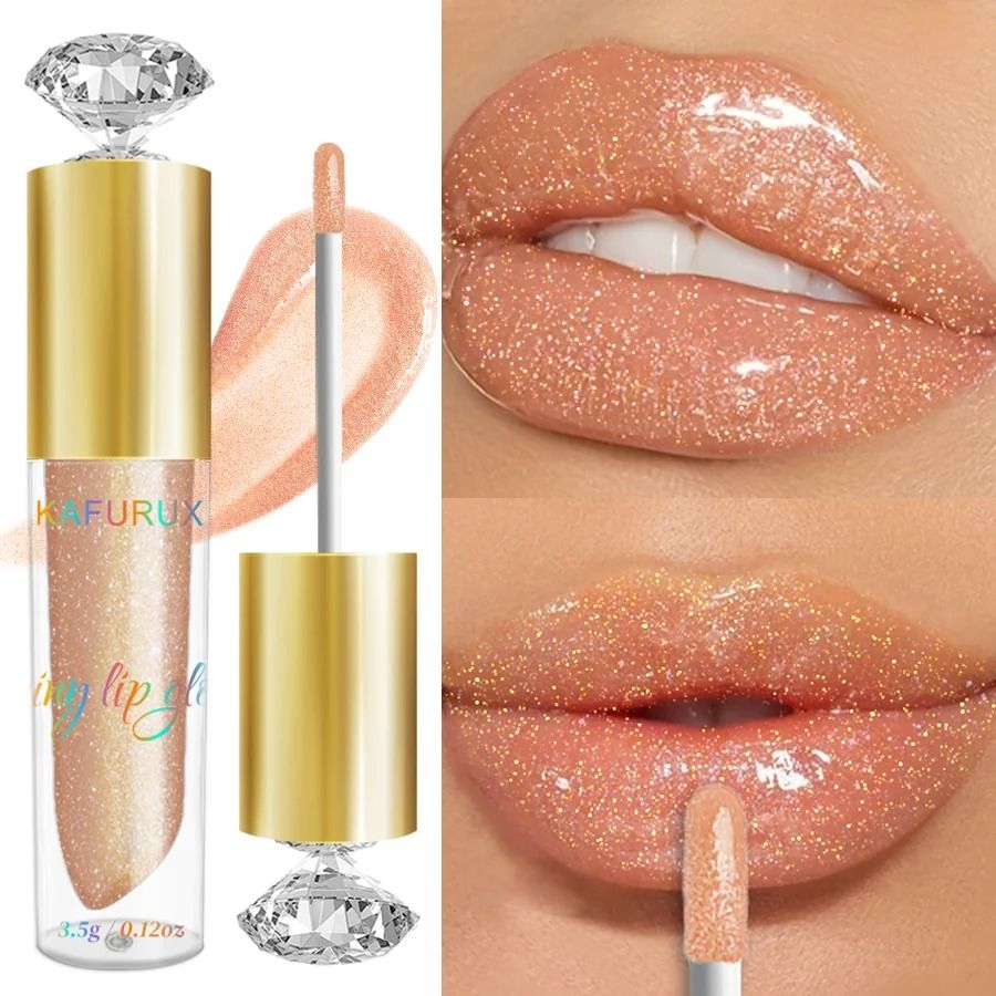 Moisturizing Diamond Shimmer Glitter Lip Gloss