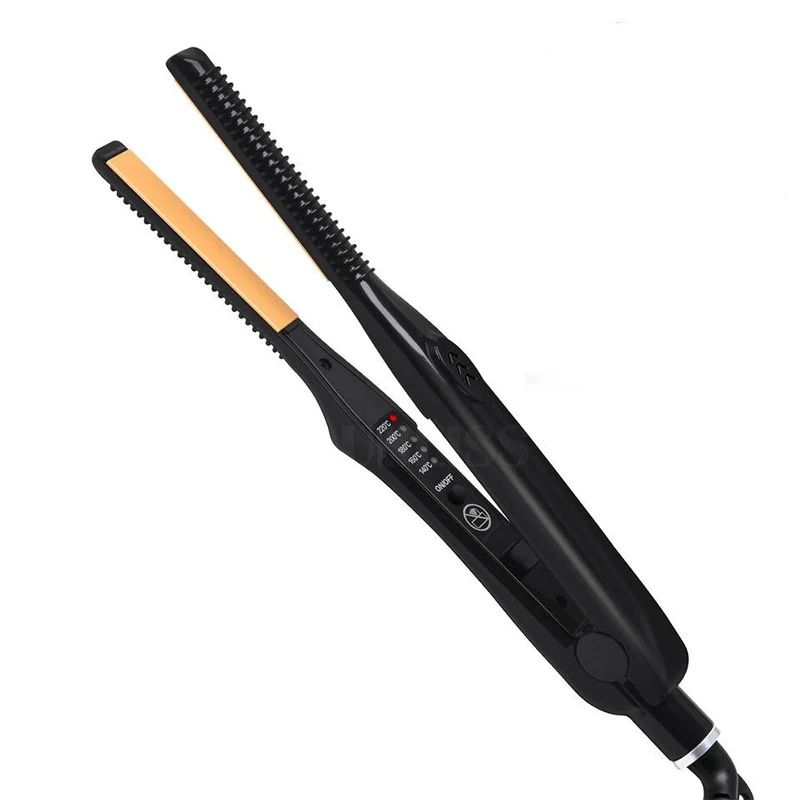 2 in 1 Hair Straightener and Curler Ceramic Flat Iron