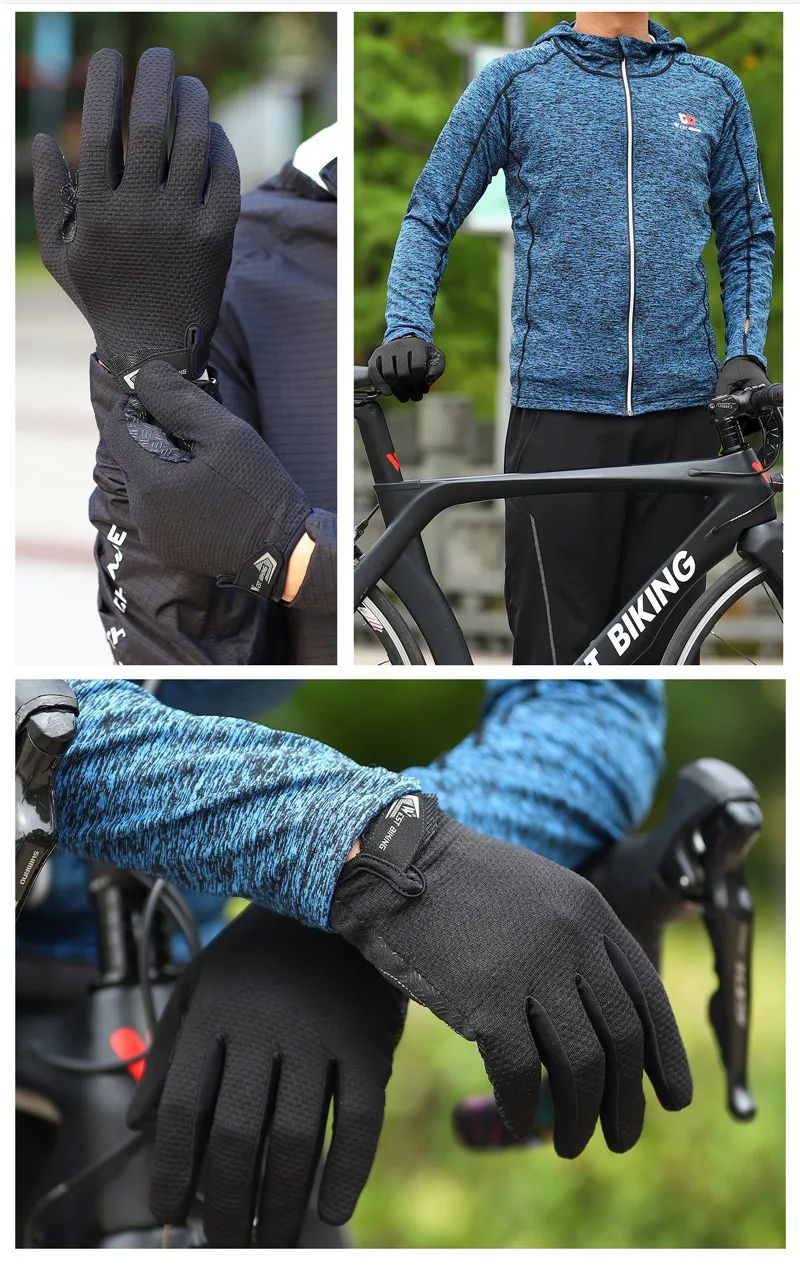 WEST BIKING Full Finger Touchscreen Cycling Gloves